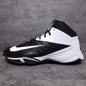 NIKE Vapor Pro 3/4 Destroyer Football Lineman Cleats Mens 12 White‎ Black Beige